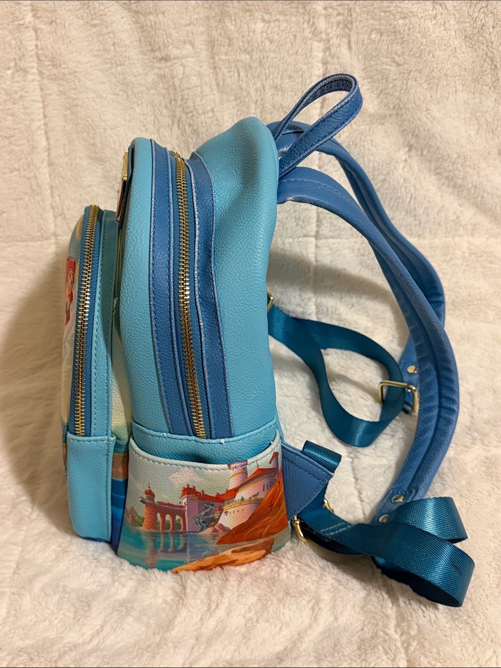 Loungefly Ariel The Little Mermaid Mini Backpack - Picture 4 of 10